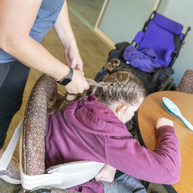 Work Here - braiding hair